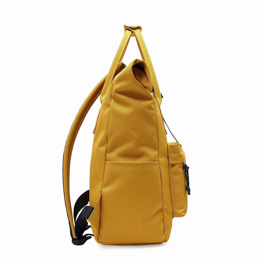 15" Yellow Color Rolltop School Laptop Backpack