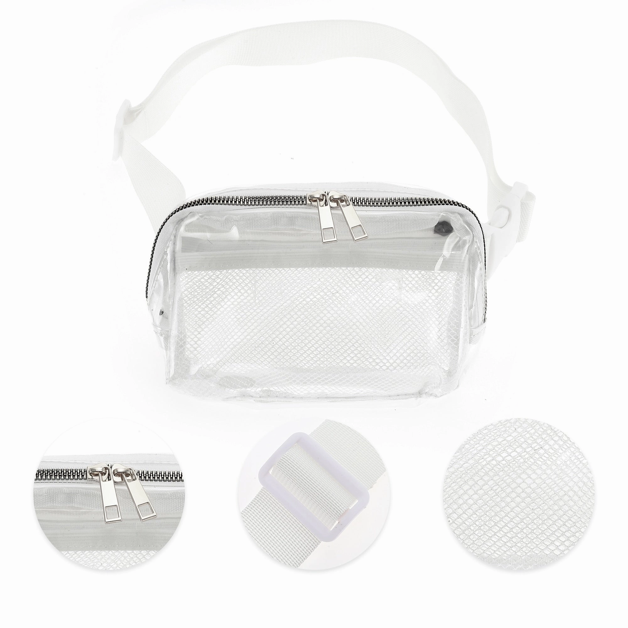 1 Pc Clear Style Running Waist Pack for Hiking Gym