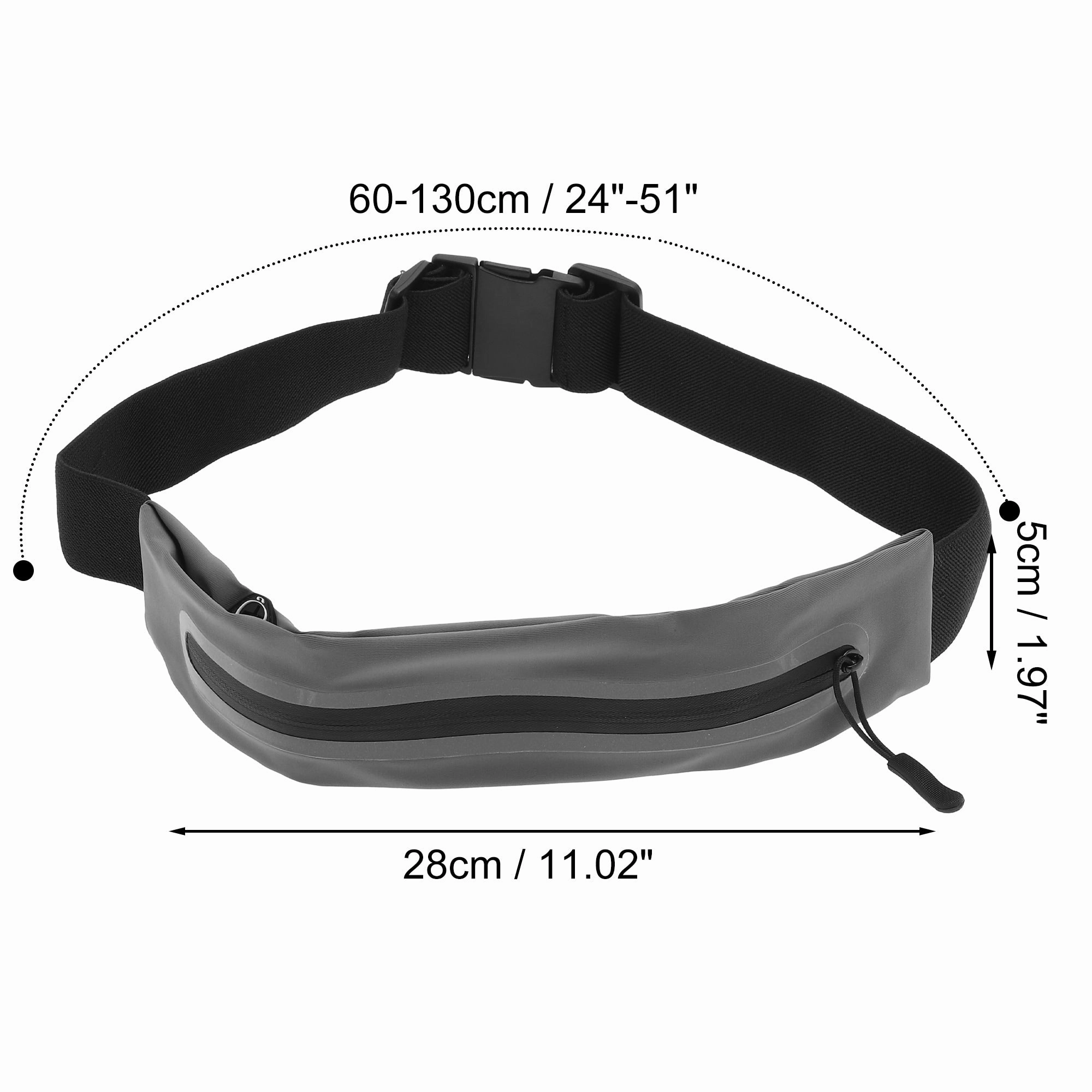 1 Pc Single Pocket Running Waist Pack for Hiking Gym