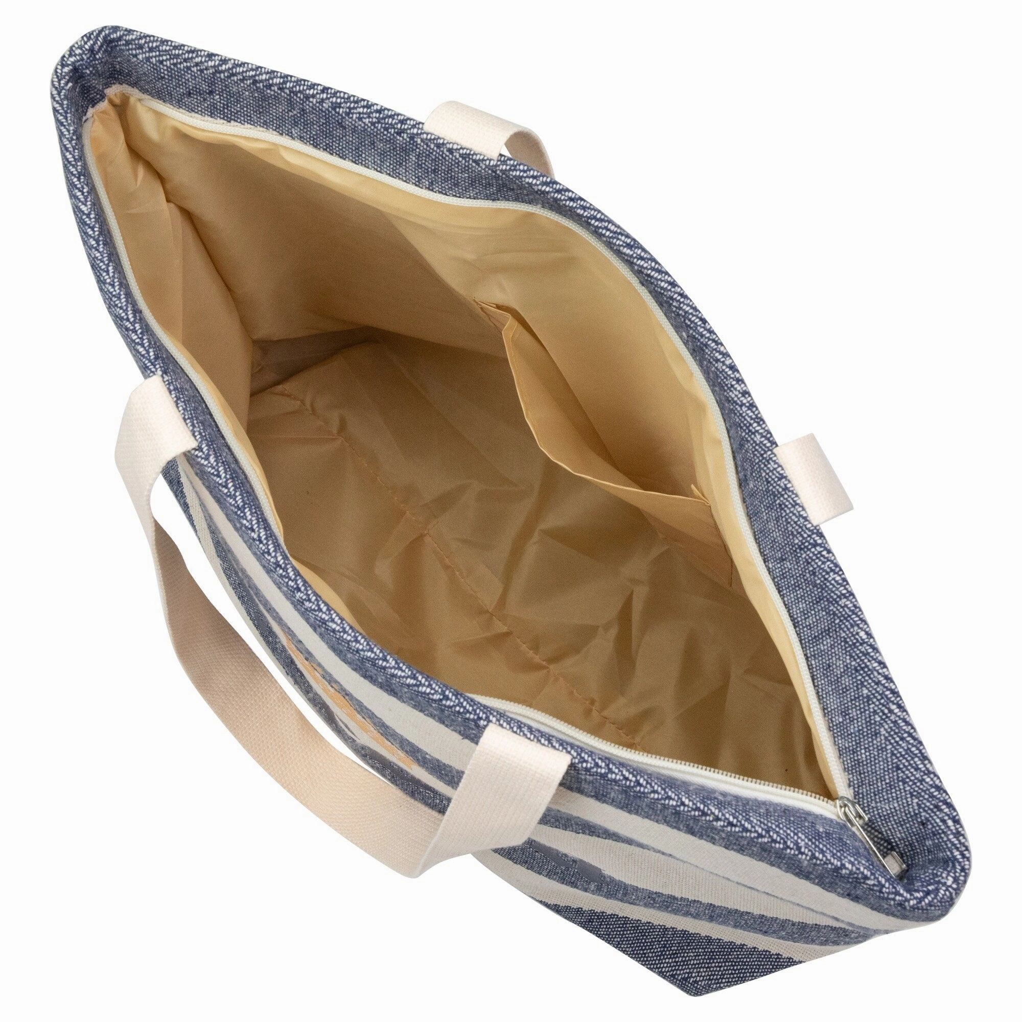 20" Corona Striped Beach Bag