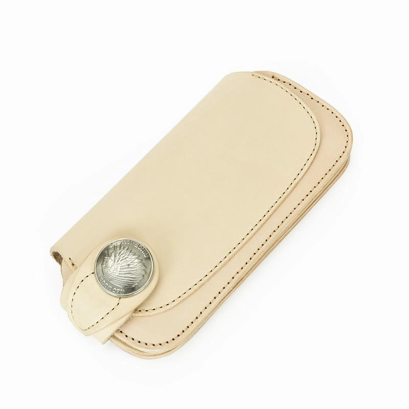 [On Sale] Handmade Mens Leather Biker Chain Wallet Cool Long Biker Wallet with Chain