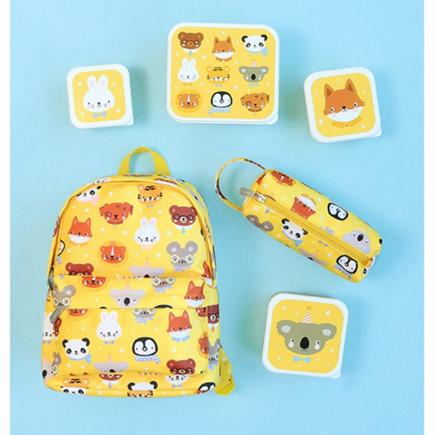 A Little Lovely Company Animal Friends Small Backpack