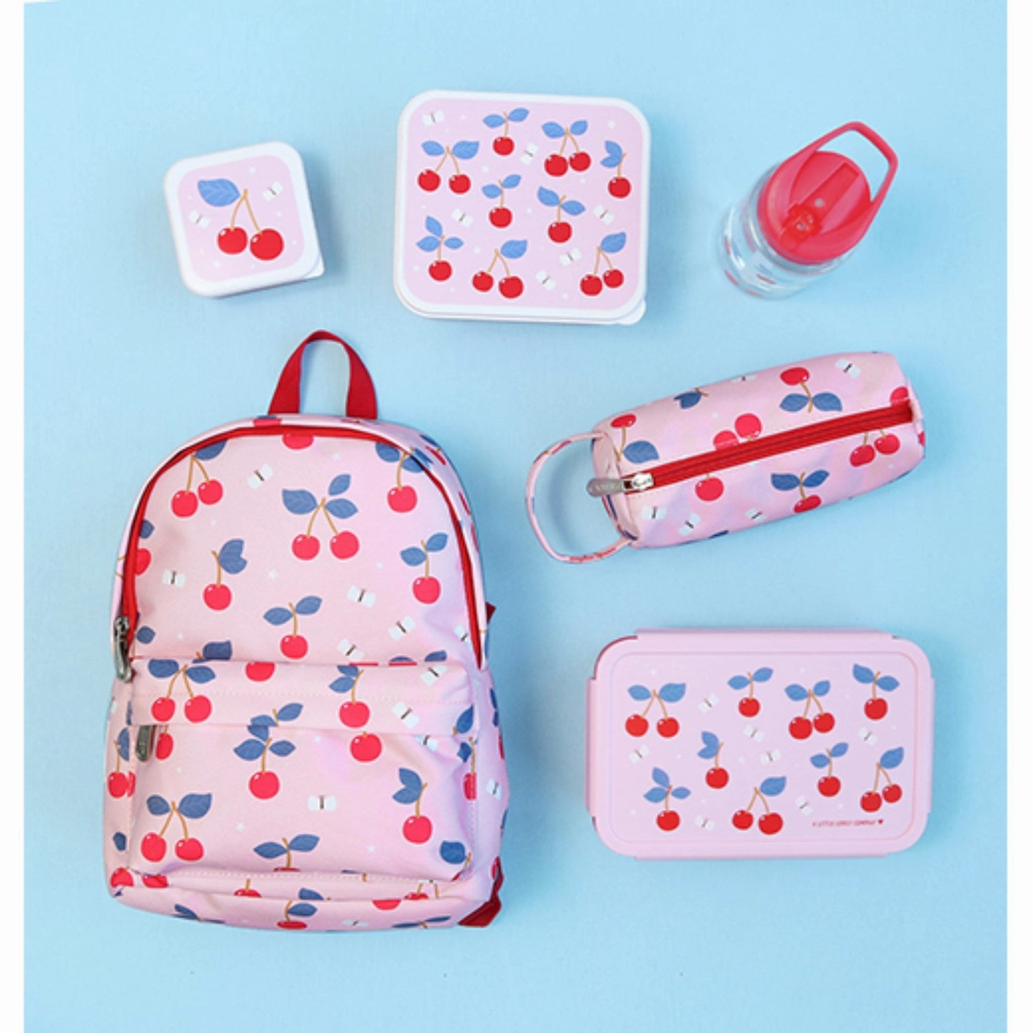 A Little Lovely Company Cherries Small Backpack
