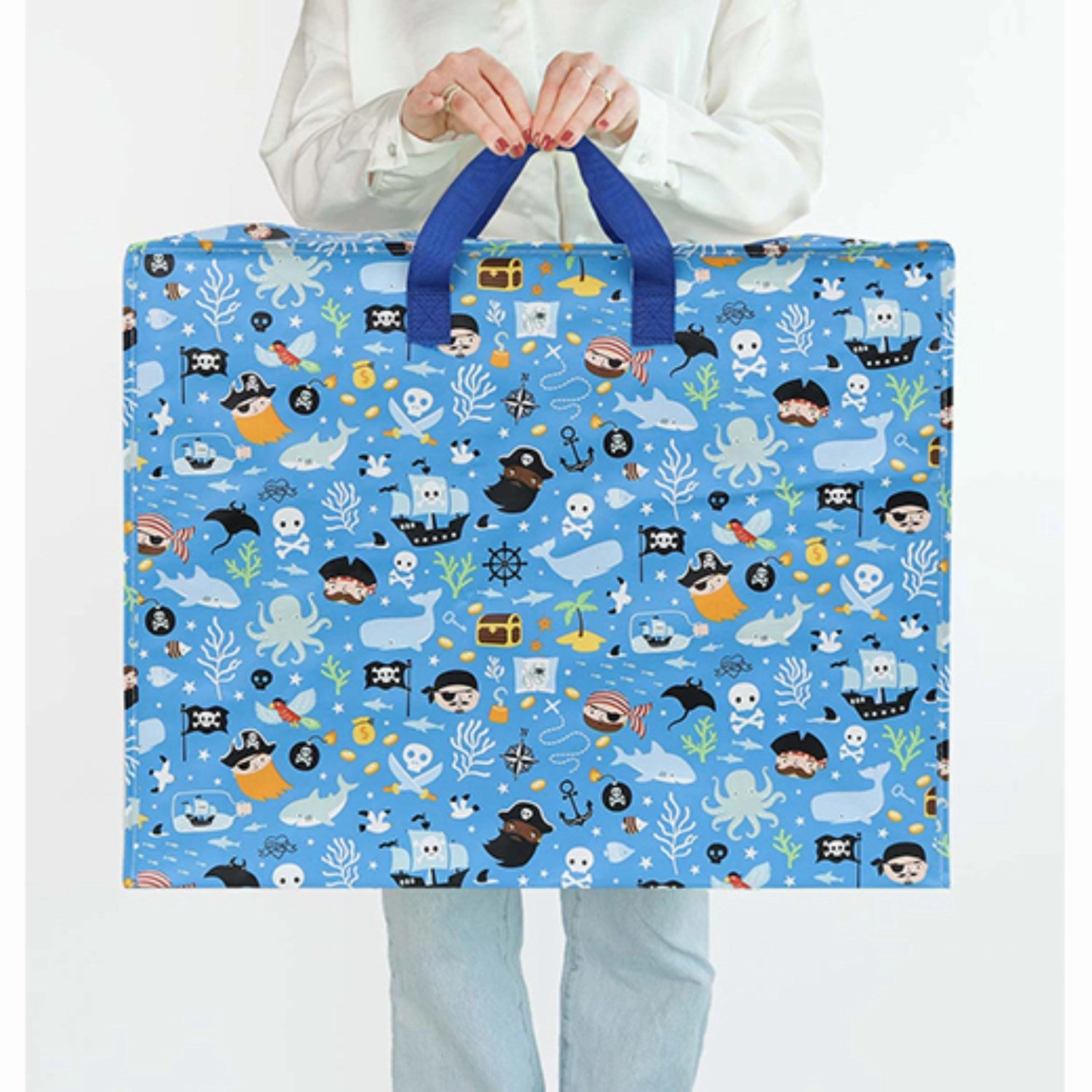 A Little Lovely Company Pirates XL Storage Bag