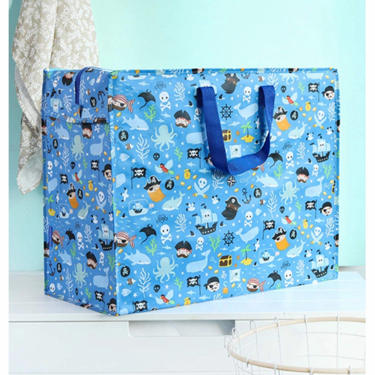 A Little Lovely Company Pirates XL Storage Bag