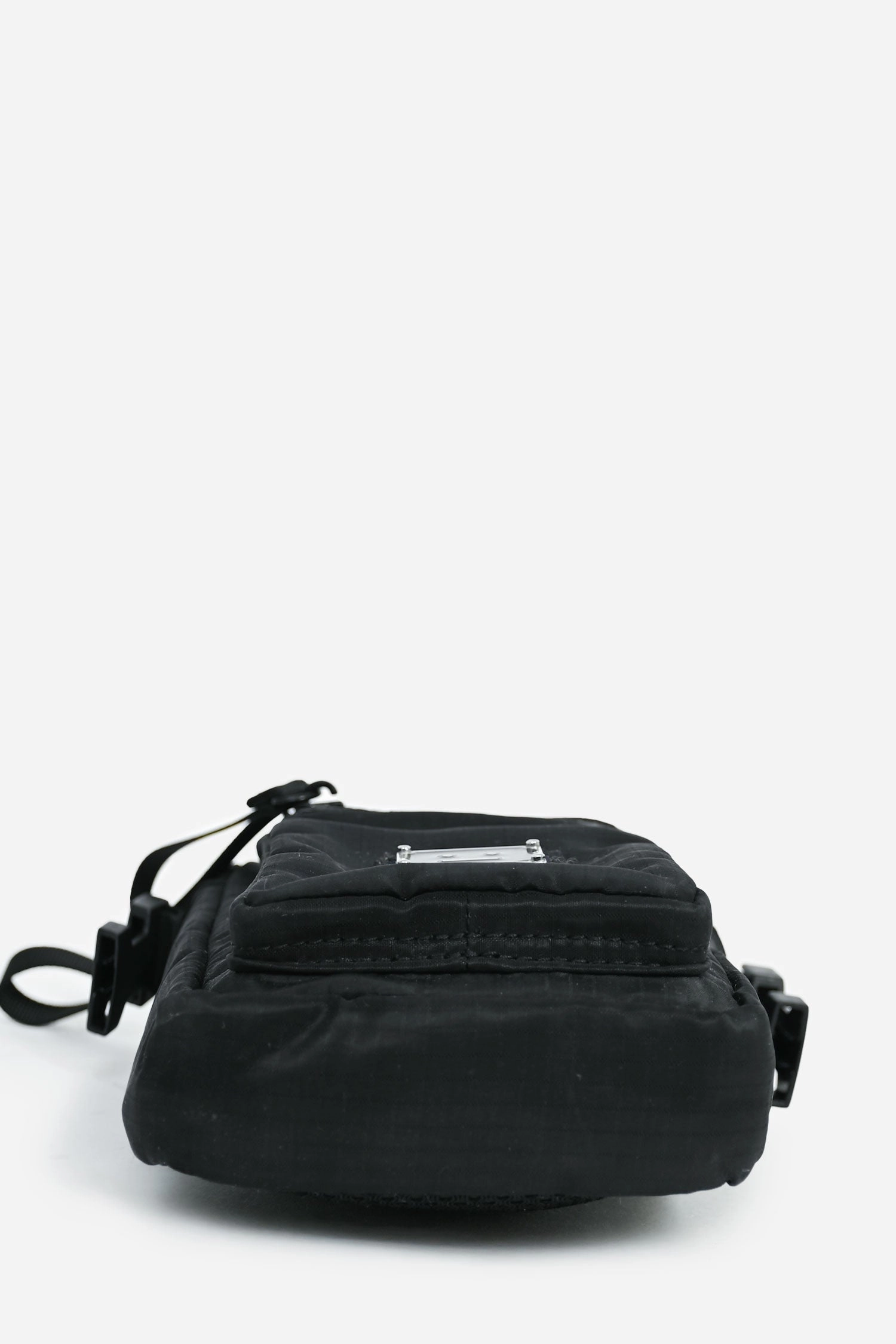 Acne Studios Black Nylon Messenger Bag