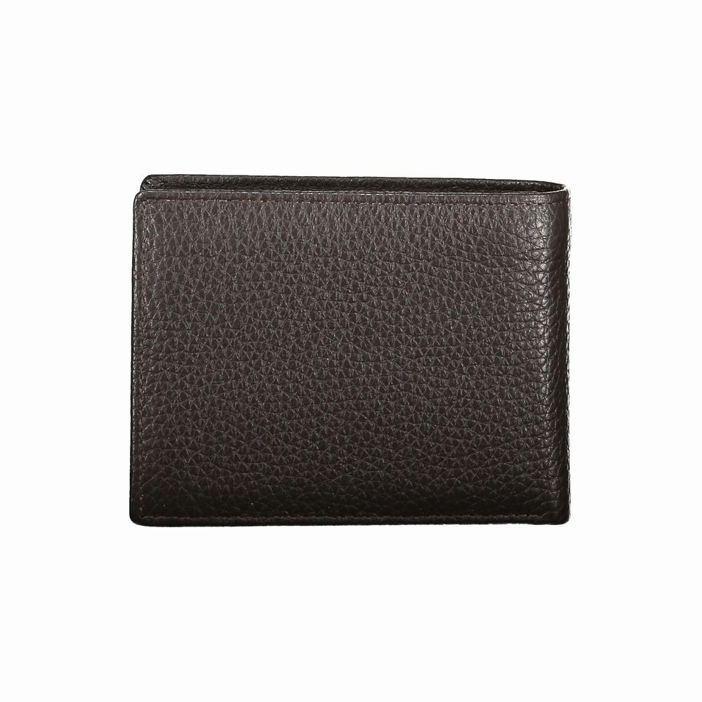 Aeronautica Militare Elegant Dual-Compartment Leather Wallet