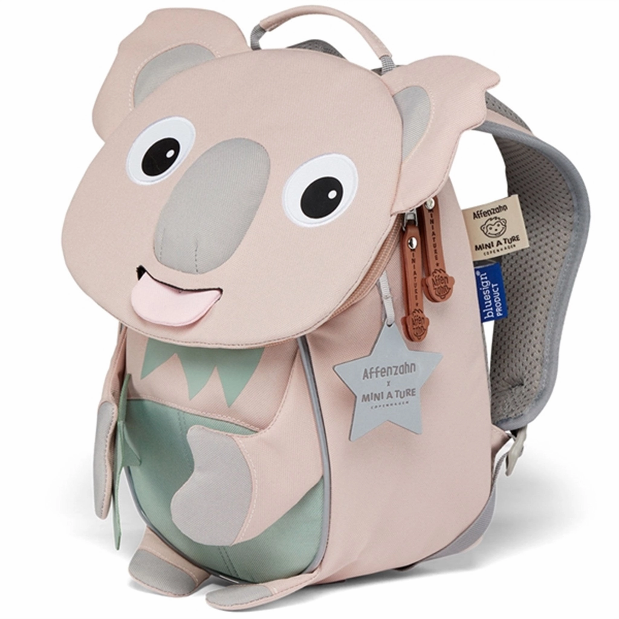 Affenzahn x MINI A TURE Day Care Backpack Small Friend Koala Cloudy Rose