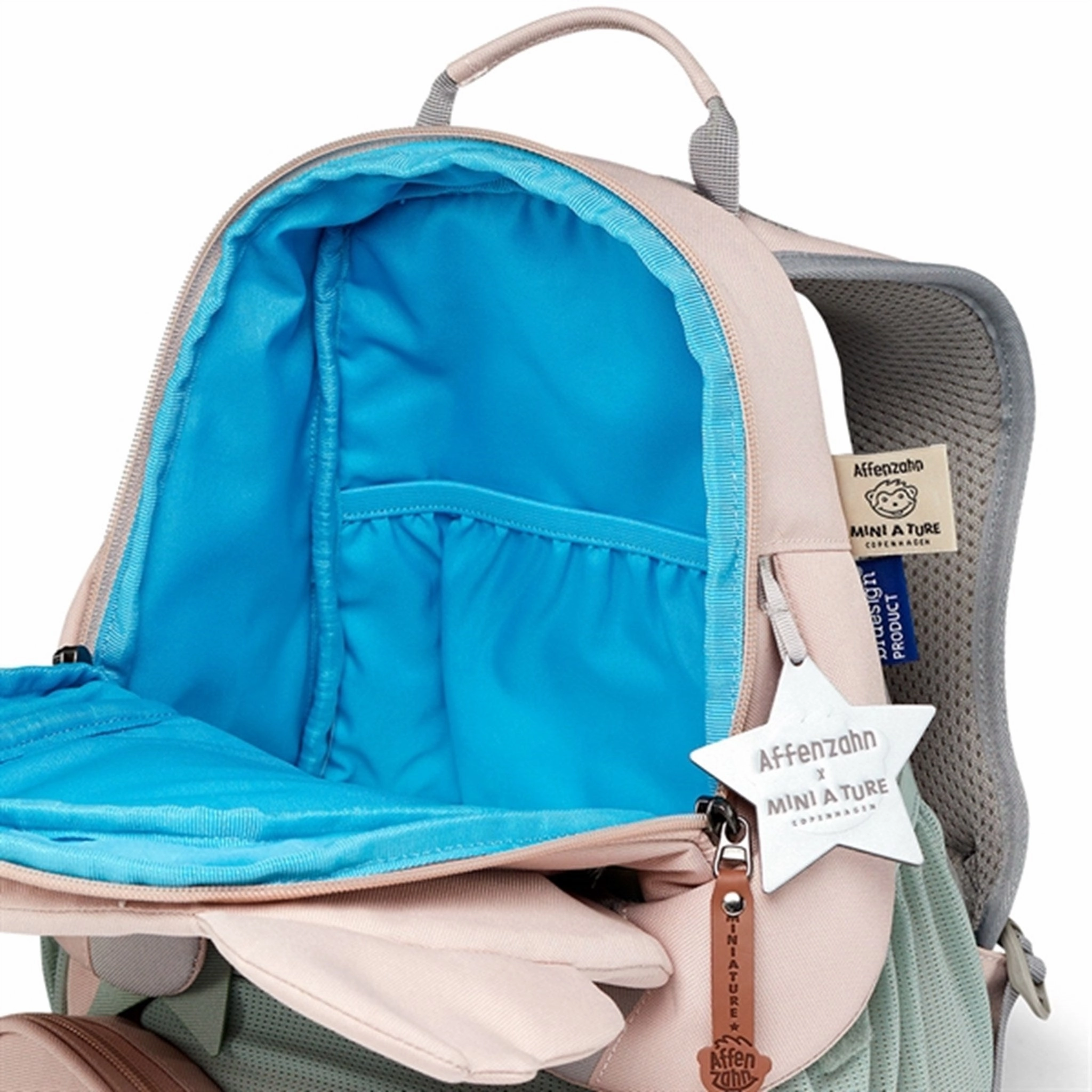 Affenzahn x MINI A TURE Kindergarten Backpack Large Friend Koala Cloudy Rose