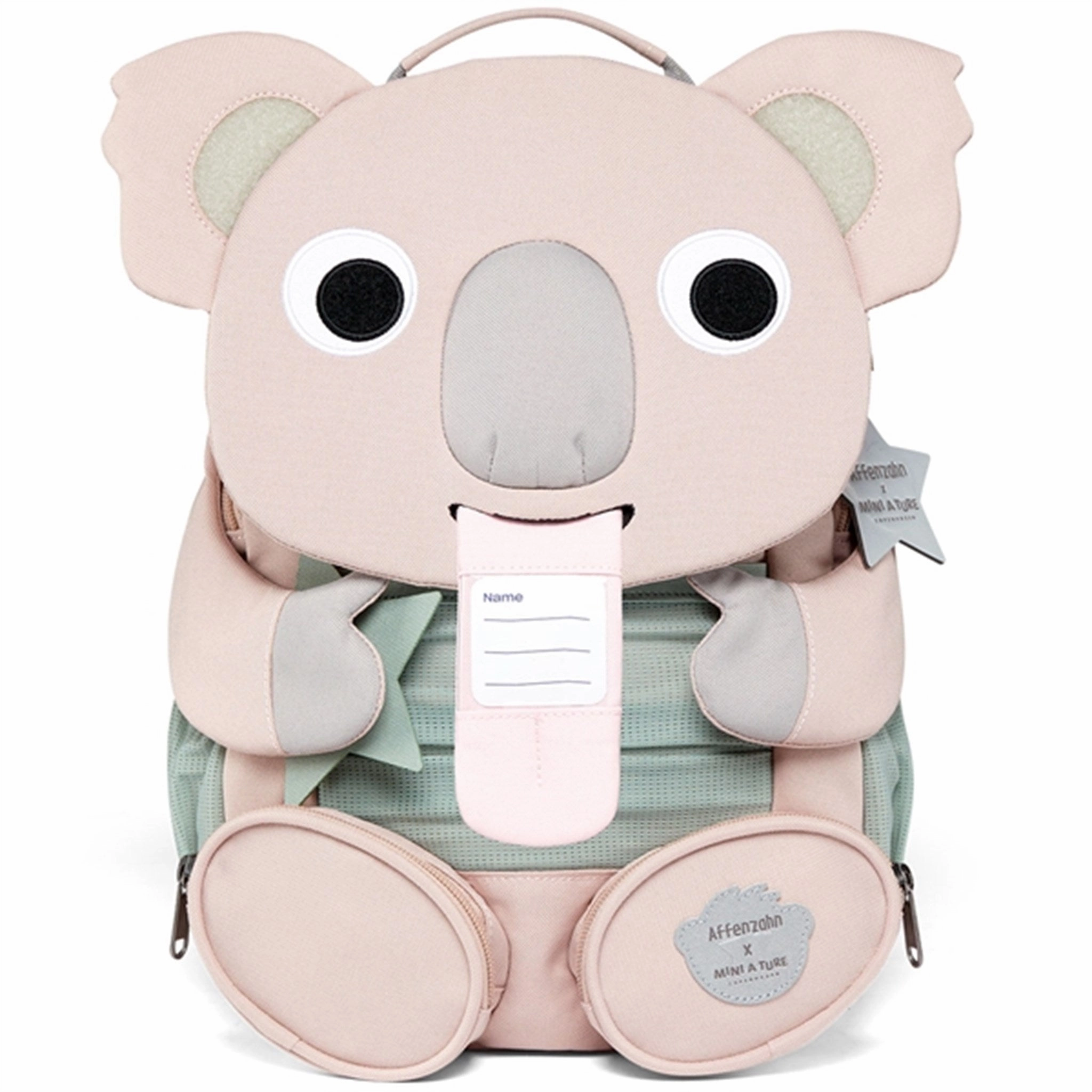 Affenzahn x MINI A TURE Kindergarten Backpack Large Friend Koala Cloudy Rose