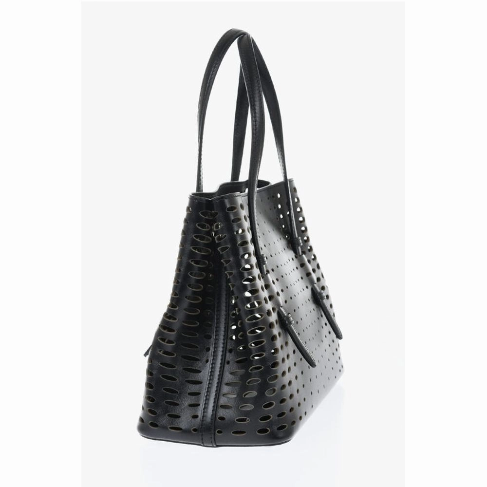 Ala?a Leather Tite Bag With Women's Cutout
