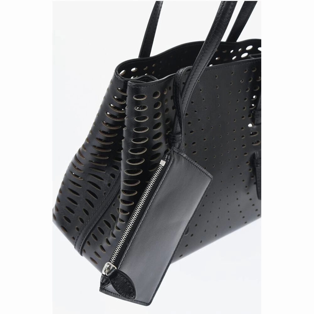 Ala?a Leather Tite Bag With Women's Cutout