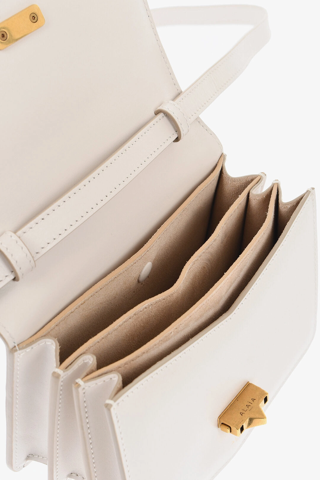 Alaia Leather Le Papa Crossoby Bag