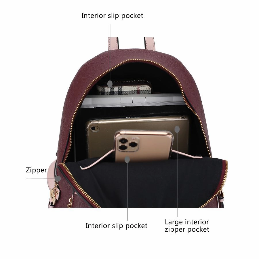 Alice Vegan Leather Backpack Handbag