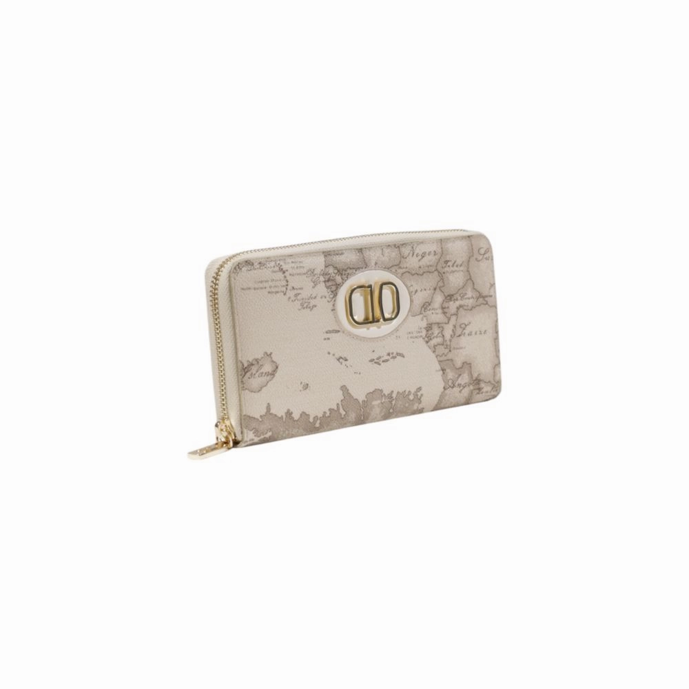 Alviero Martini Prima Classe Beige Leather Wallet