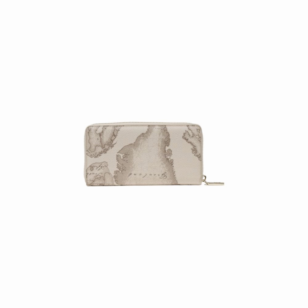 Alviero Martini Prima Classe Beige Leather Wallet