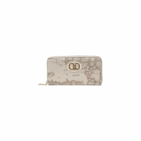 Alviero Martini Prima Classe Beige Leather Wallet
