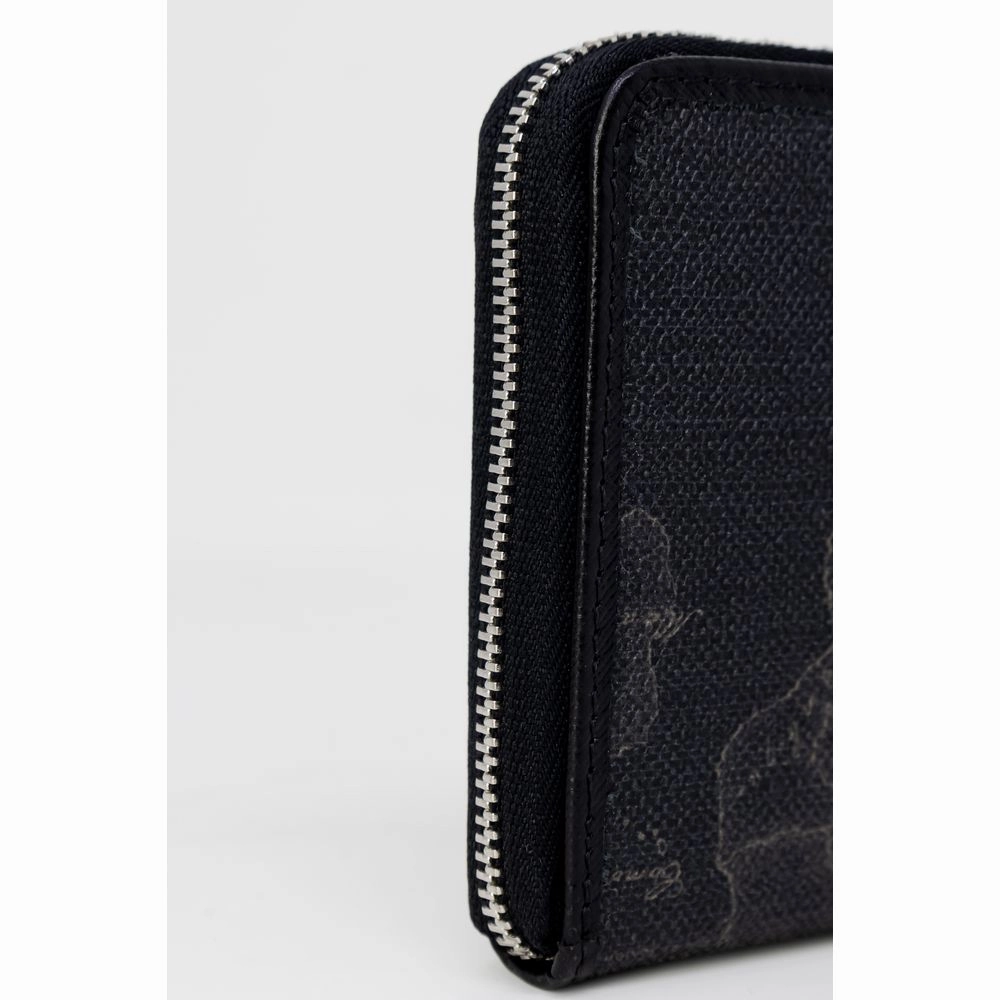 Alviero Martini Prima Classe Black Leather Wallet