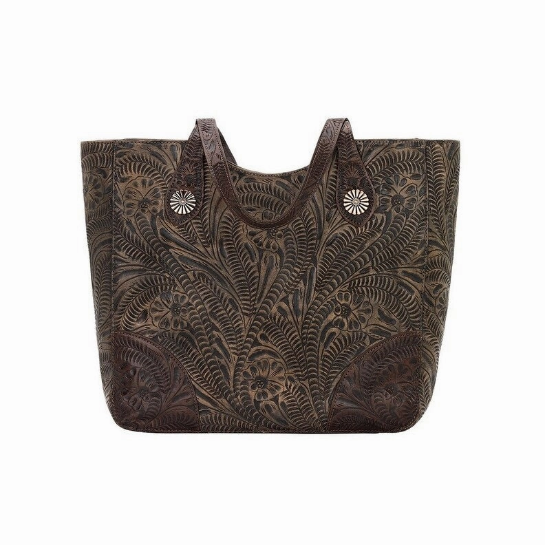American West Western Handbag Annie's Secret Conceal Charcoal 6683965 - 13.5 x 12.5 x 4