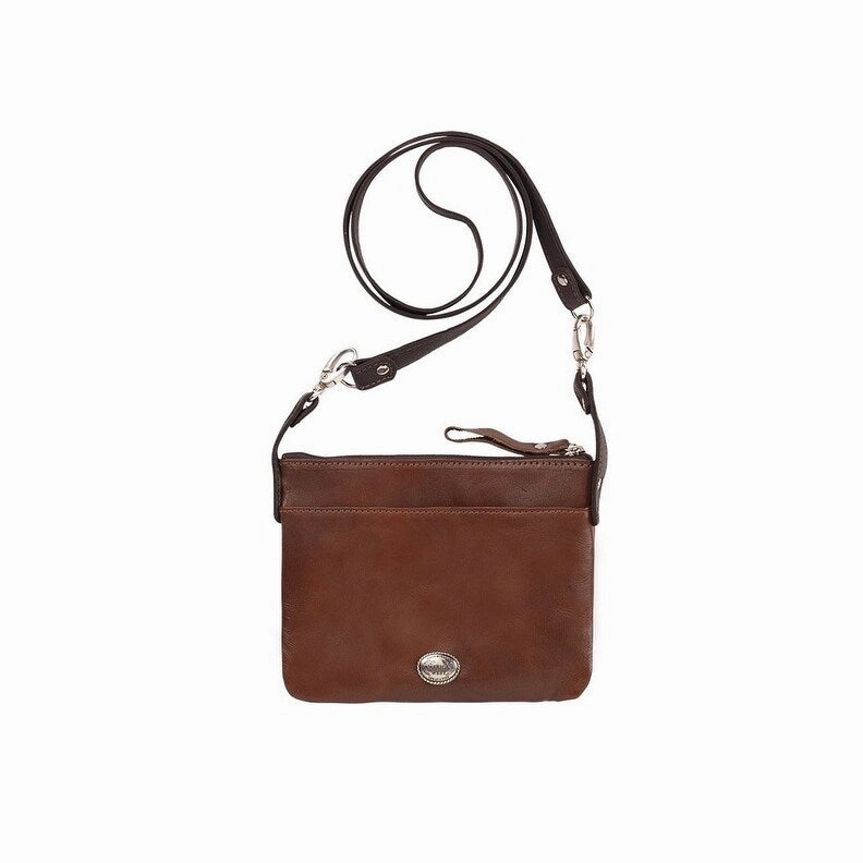 American West Western Handbag Crossbody Arrow Design Brown 9383884 - 8 x 6 x 1