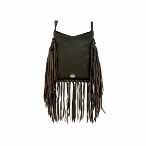 American West Western Handbag Fringe Messenger Aztec Tapestry 7210121 - 8 x 9