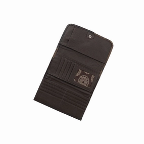 American West Western Wallet Womens Annie's Secret Chocolate 8950282 - 7.5 x 4
