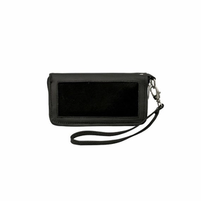 American West Western Wallet Womens Cow Town Black Hair On 4121082 - 8 x 4