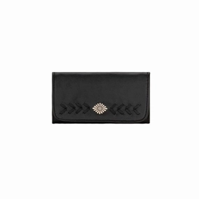 American West Western Wallet Womens Mohave Canyon Black 5920282 - 7.5 x 4