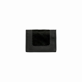 American West Western Wallet Womens Tri-Fold Black Hair On 4120882 - 5 x 3.75