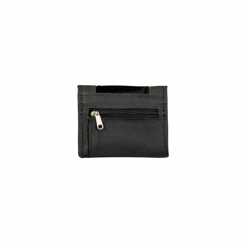 American West Western Wallet Womens Tri-Fold Black Hair On 4120882 - 5 x 3.75
