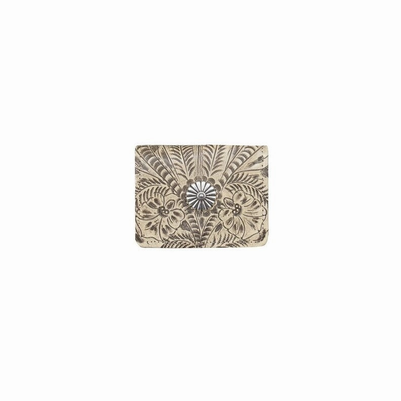 American West Western Wallet Womens Trifold 5 x 3.75 Sand 6752882 - 5 x 3.75