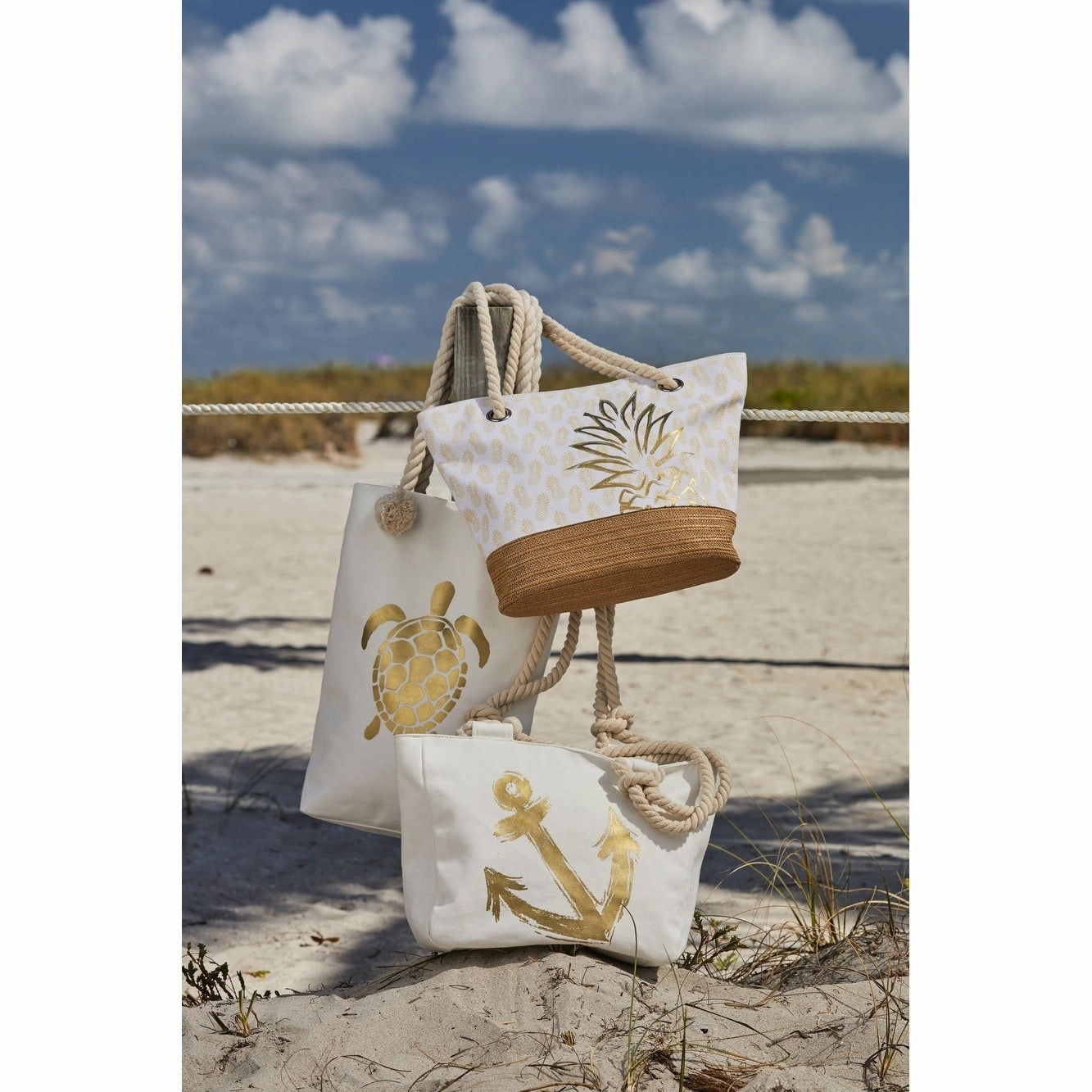 Anchor Tote Bag GLD