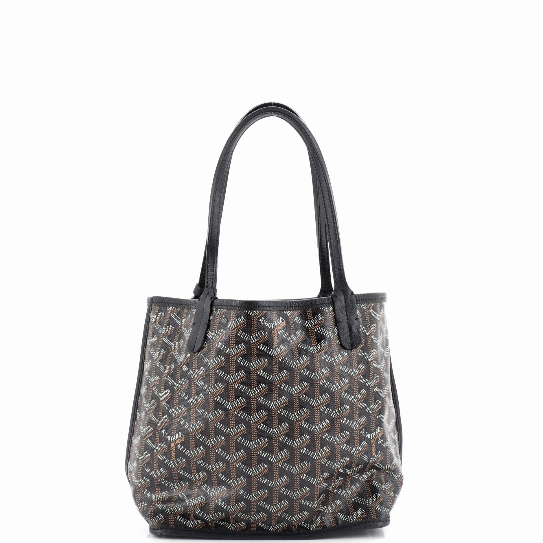 Anjou Reversible Tote Coated Canvas Mini
