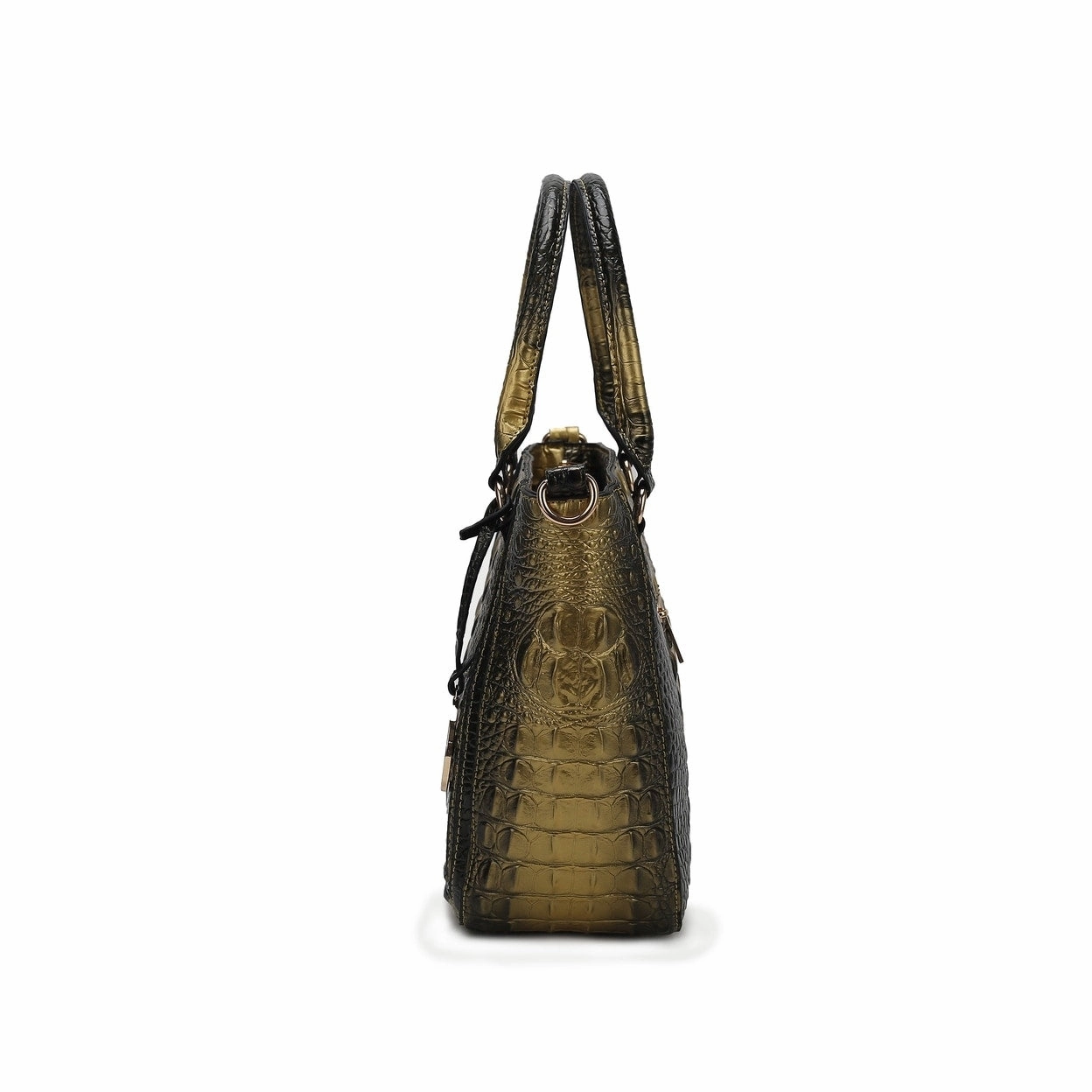Aphelia False Croc-Embossed Handbag