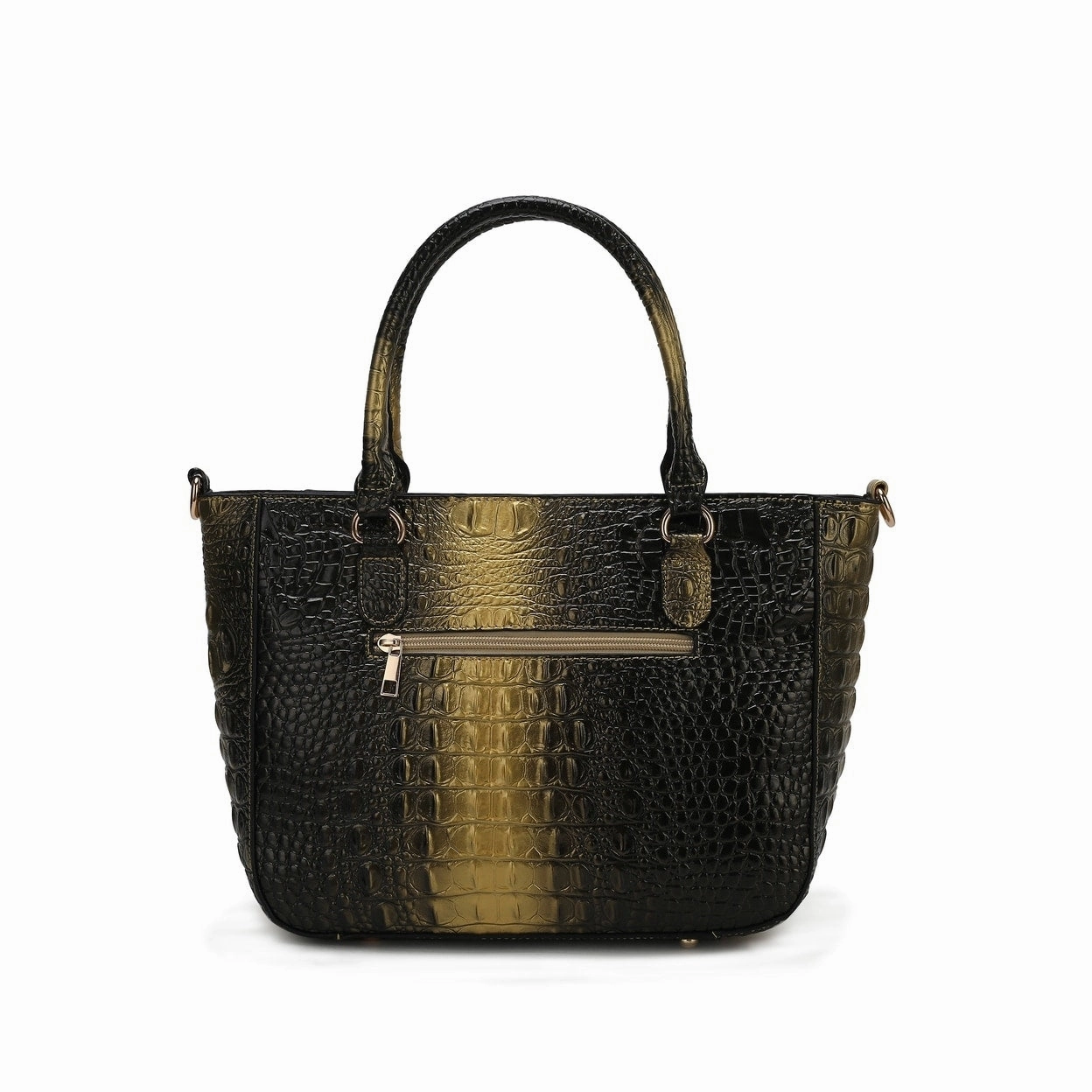Aphelia False Croc-Embossed Handbag