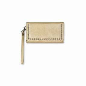 Ariat Western Wallet Womens Stella Nail Heads Magnetic Gold - 7 1/2 x 4 1/2