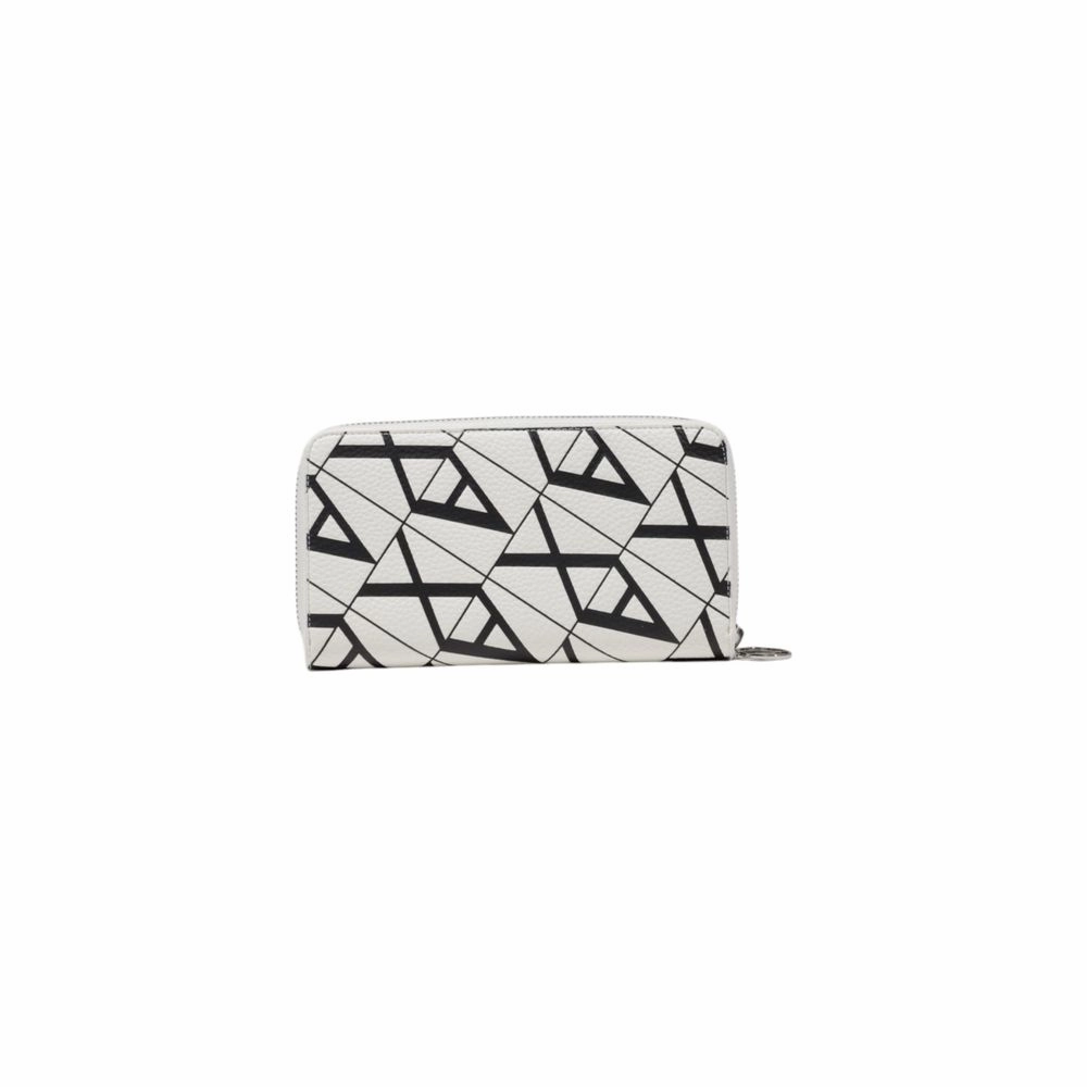 Armani Exchange Black And White Polyester Wallet