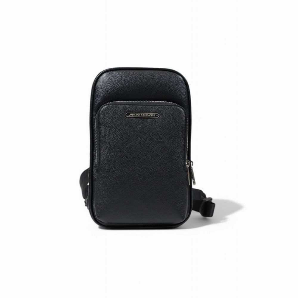 Armani Exchange Black Polyester Backpack