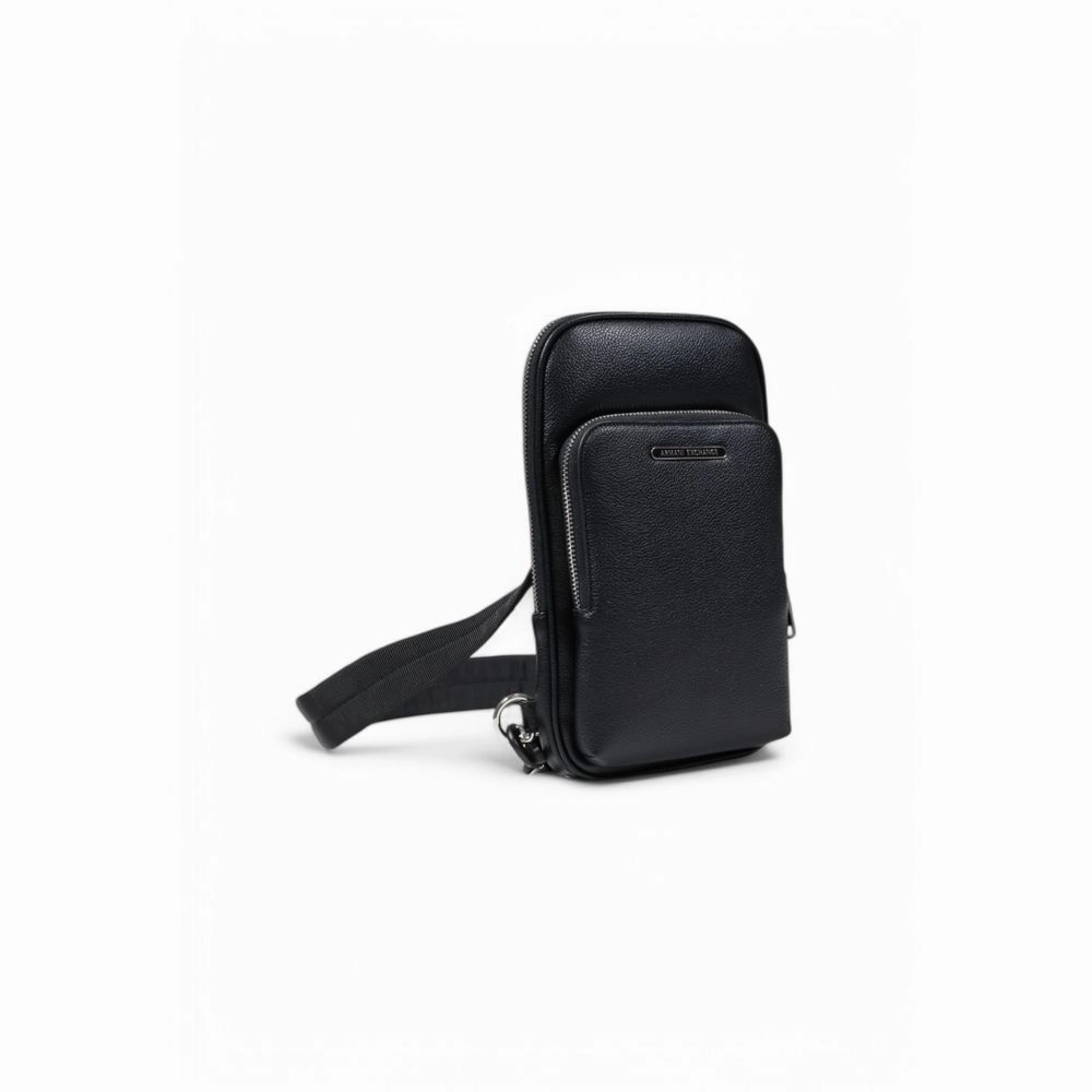 Armani Exchange Black Polyester Backpack