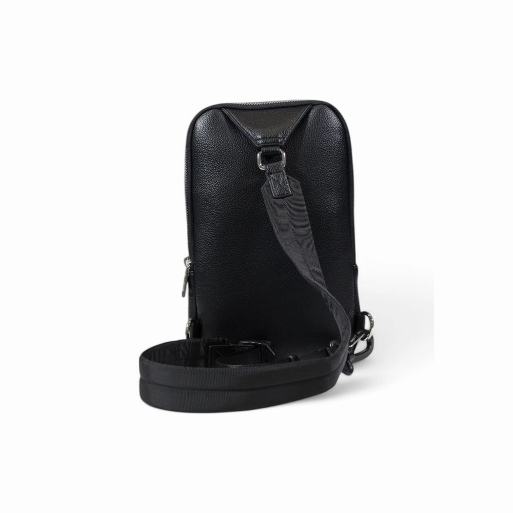 Armani Exchange Black Polyester Backpack