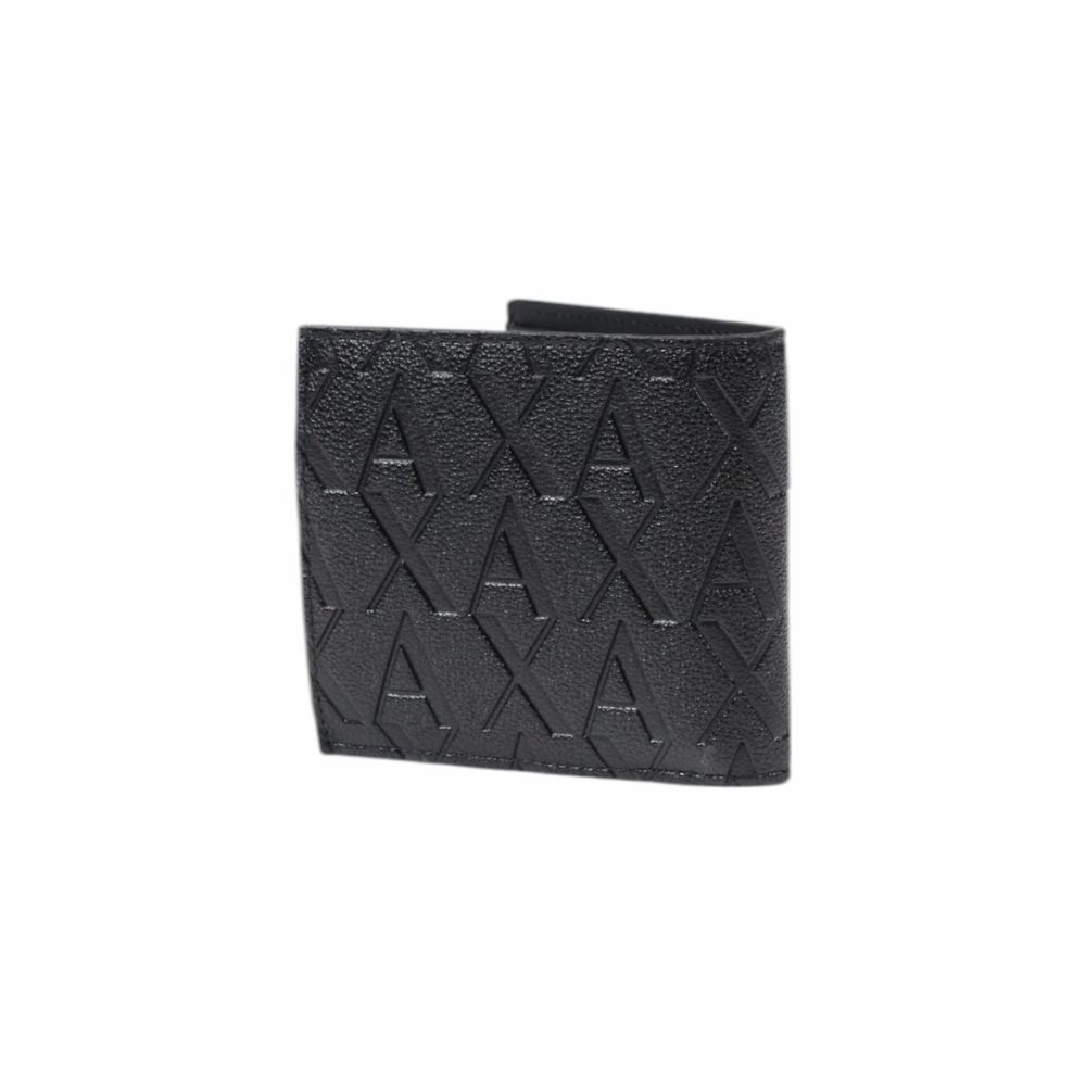 Armani Exchange Black Polyester Wallet