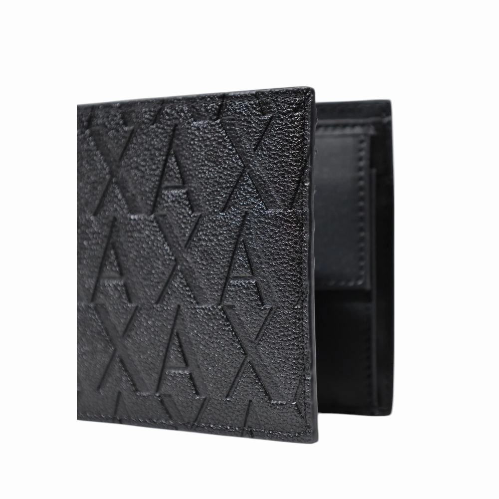 Armani Exchange Black Polyester Wallet