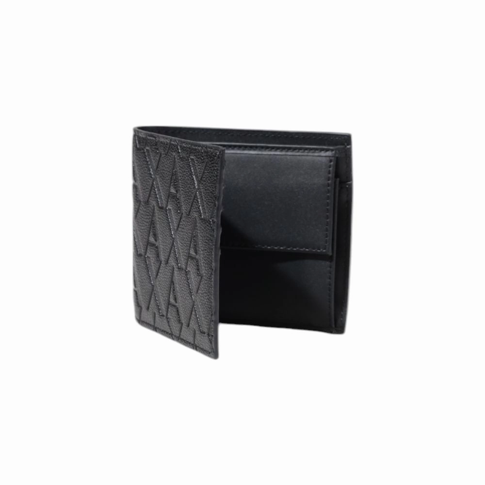 Armani Exchange Black Polyester Wallet