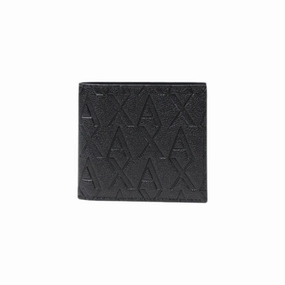 Armani Exchange Black Polyester Wallet