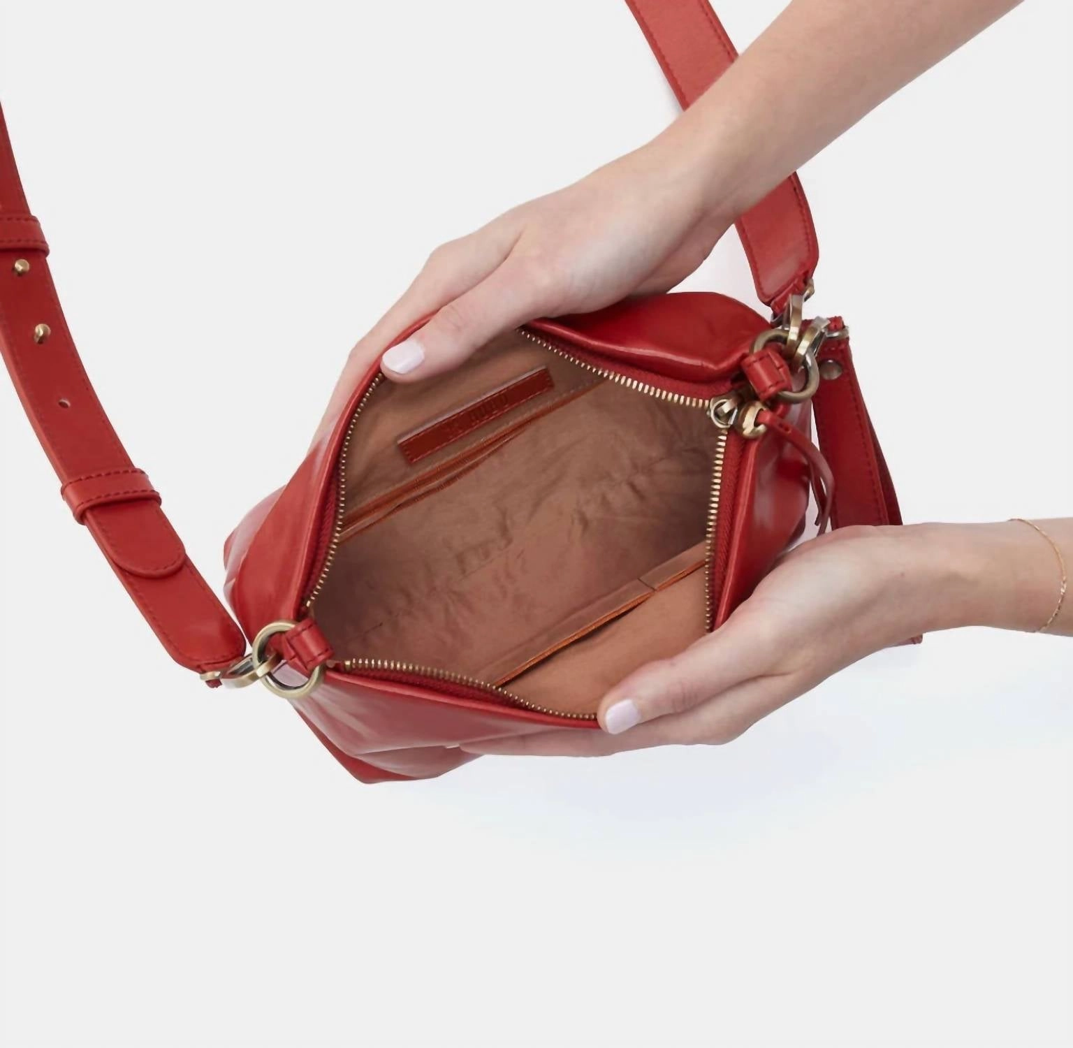 Ashe Crossbody Bag In Red