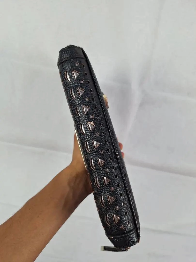 Assorted Brands Rose Gold Cut Out Practical Clutch