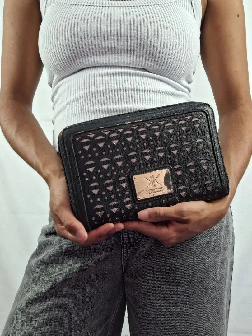 Assorted Brands Rose Gold Cut Out Practical Clutch