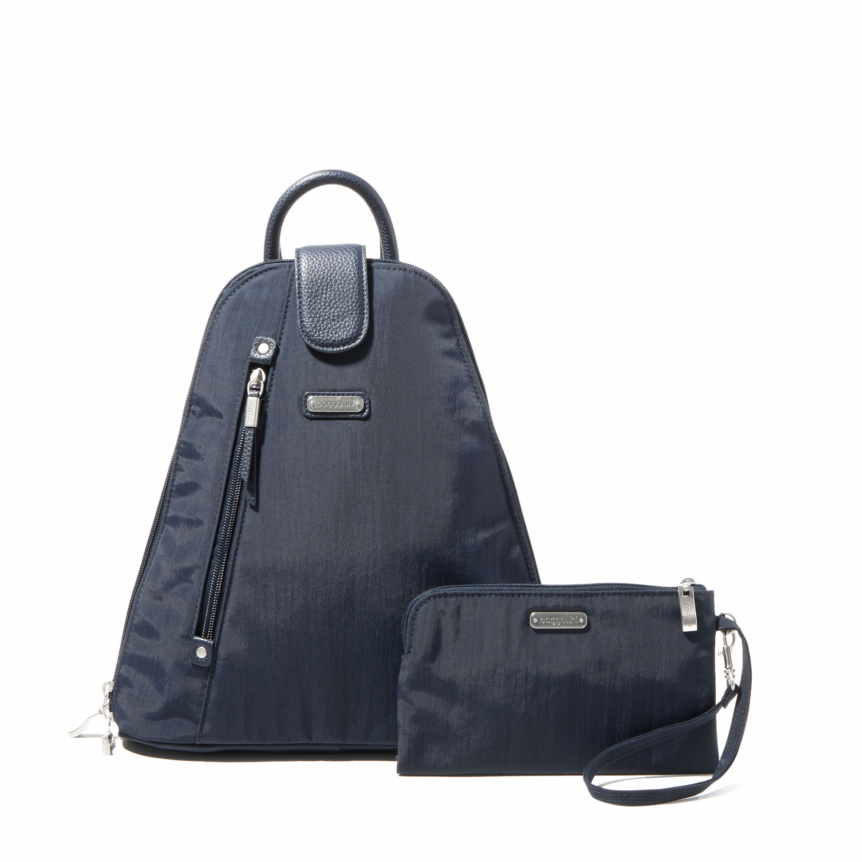 baggallini Women's Metro Backpack with RFID Phone Wristlet
