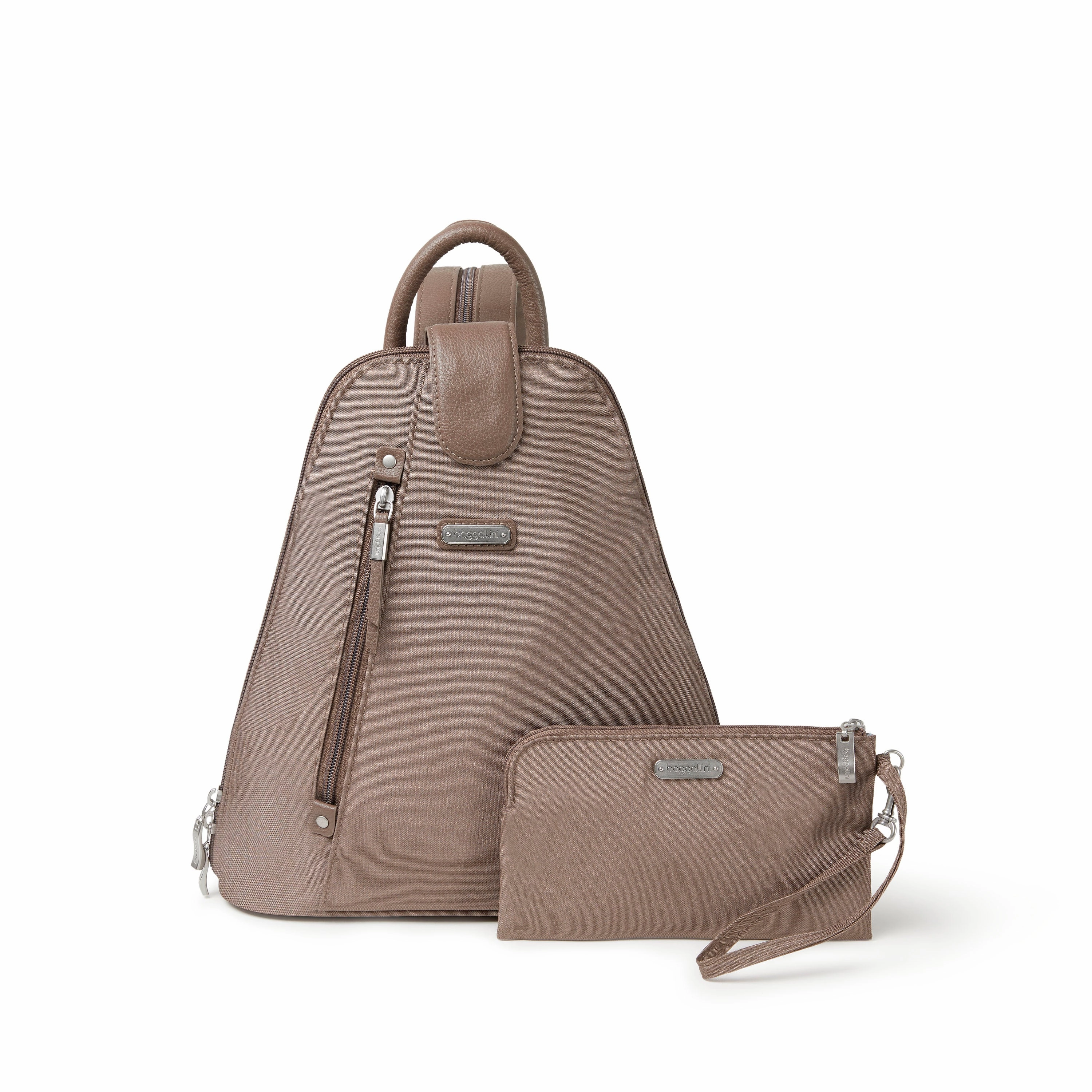 baggallini Women's Metro Backpack with RFID Phone Wristlet