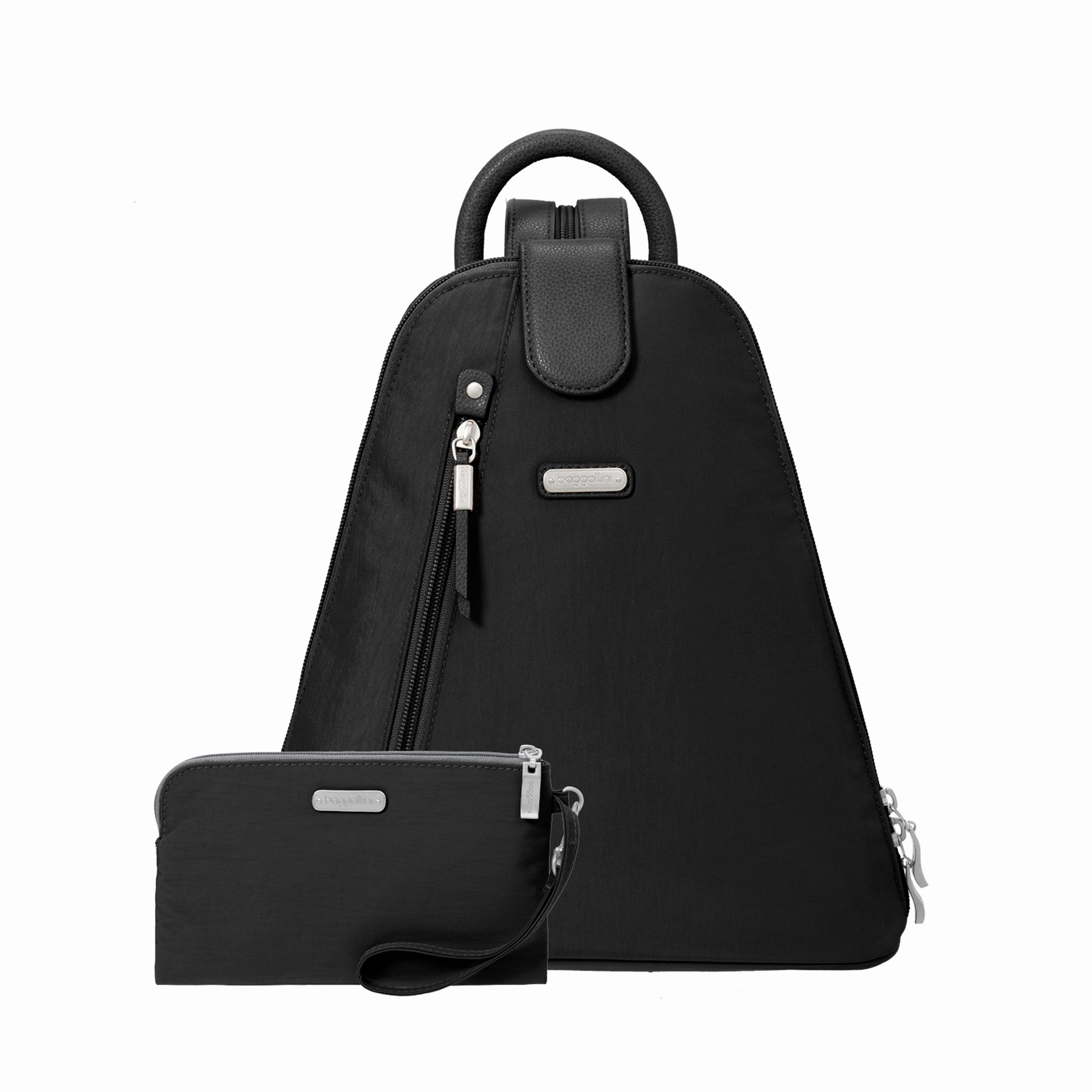 baggallini Women's Metro Backpack with RFID Phone Wristlet
